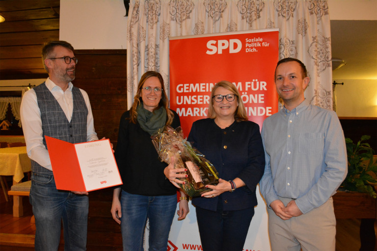 V.l.Stefan Kattaris, Marina Gasteiger, Sabine Jantke, Tobias Gasteiger